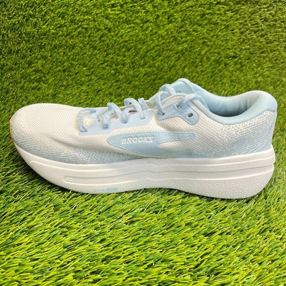 Brooks Ghost Max 2 Womens Size 10 Blue White Athletic Running Shoes Sneakers - Picture 2 of 10